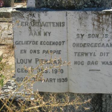 PIENAAR Louw 1910-1939