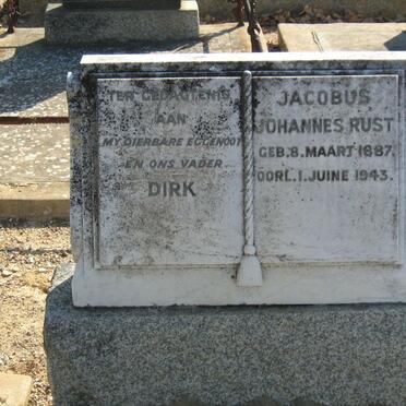 RUST Dirk Jacobus Johannes 1887-1943