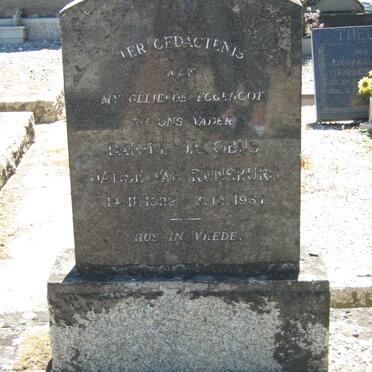 RENSBURG Daniel Jacobus, Janse van 1922-1967