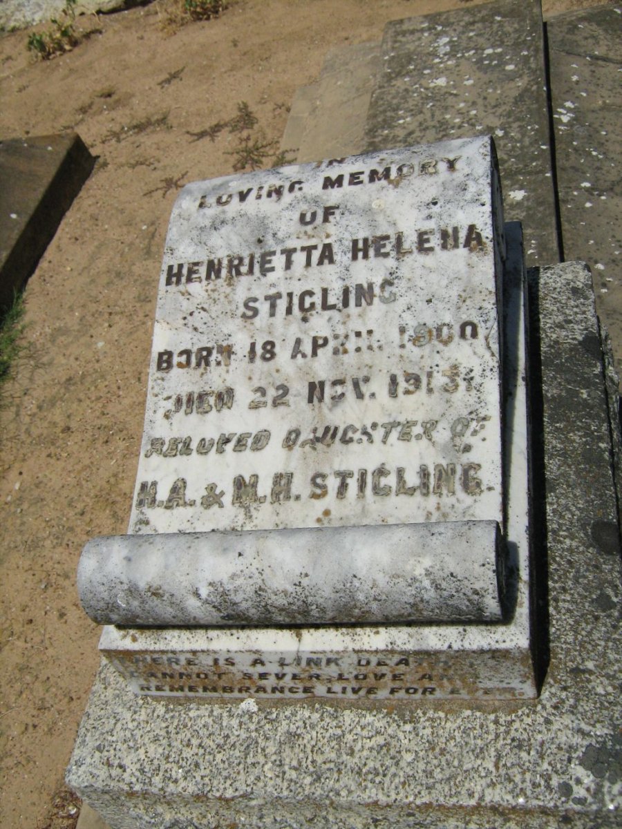 STIGLING Henrietta Helena 1900-1913