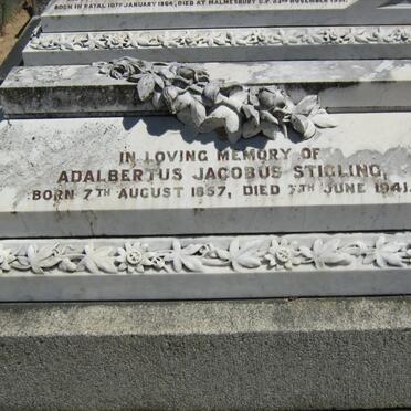 STIGLING Adalbertus Jacobus 1857-1941