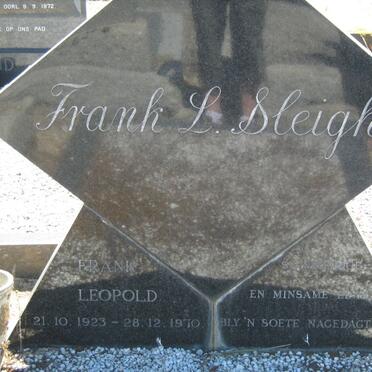 SLEIGH Frank Leopold 1923-1970