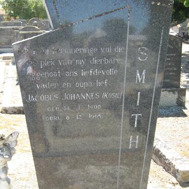 SMITH Jacobus Johannes 1908-1965