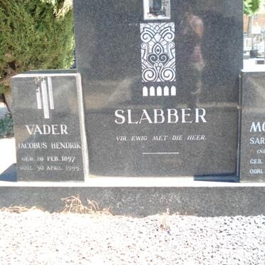 SLABBER Jacobus Hendrik 1897-1955 &amp; Sarah Jane MARITZ 1899-1975
