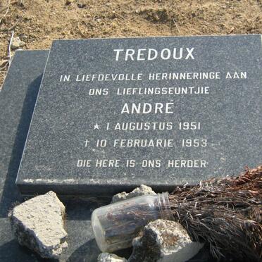 TREDOUX André 1951-1953