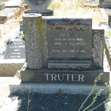 TRUTER Jasper Nicolaas Johannes 1887-1953