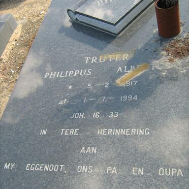 TRUTER Philippus Albertus 1917-1994