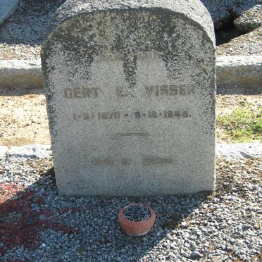 VISSER Gert E. 1870-1948