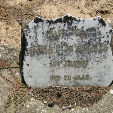 VILLIERS Anna C., de