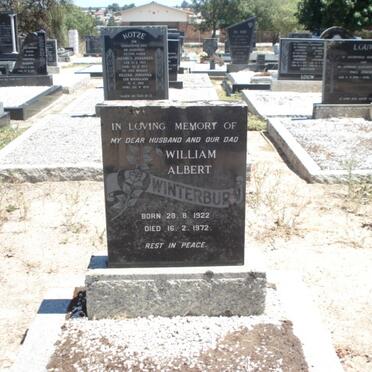 WINTERBURY William Albert 1922-1972