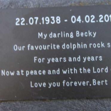 ? Becky 1938-2014