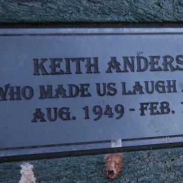 ANDERSON Keith 1949-1993