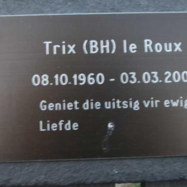 ROUX B.H., le 1960-2004