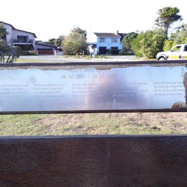 Western Cape, KNYSNA, Leisure Island, Lagoon area, Memorial plaques