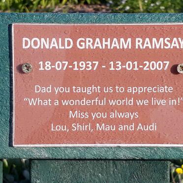 BISSET Colin Thomas 1930-2016 :: RAMSAY Donald Graham 1937-2007 &amp; Heila Johanna 1940-2001