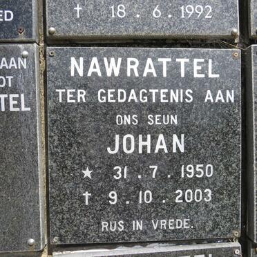 NAWRATTEL Johan 1950-2003
