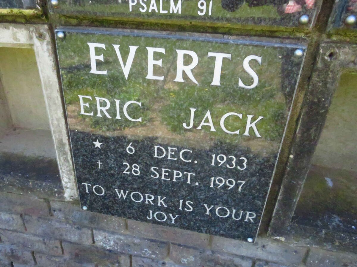 EVERTS Eric Jack 1933-1997