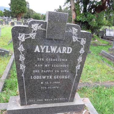 AYLWARD Lodewyk George 1909-1972