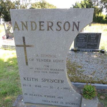 ANDERSON Keith Spencer 1948-1993