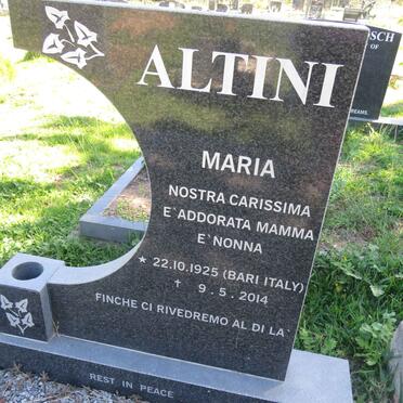 ALTINI Maria 1925-2014