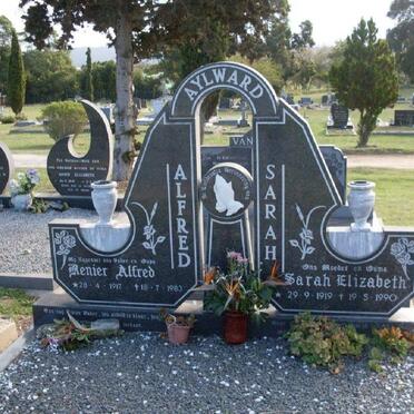 AYLWARD Renier Alfred 1917-1983 &amp; Sarah Elizabeth 1919-1990