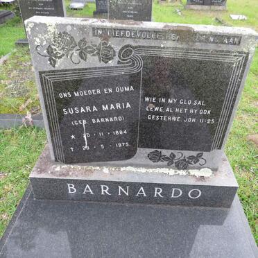 BARNARDO Susara Maria 1884-1975