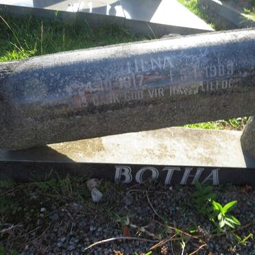BOTHA Illna 1917-1989