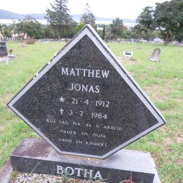 BOTHA Matthew Jonas 1912-1984
