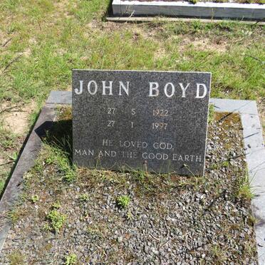 BOYD John 1922-1997