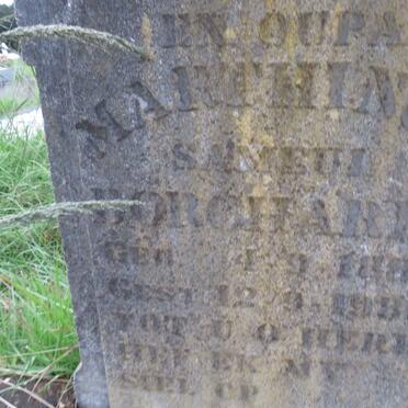 BORCHARDS Marthinus Sameul  1889-19?0