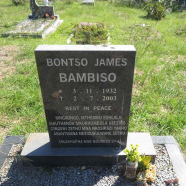 BAMBISO Bontso James 1932-2003