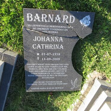 BARNARD Johanna Cathrina 1958-2009