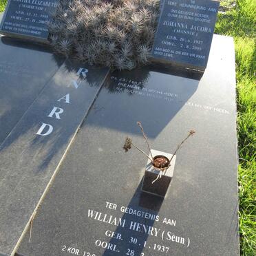 BARNARD Johanna Jacoba 1917-2009 :: BARNARD William Henry 1937-2008 :: BARNARD Martha Elizabeth 1955-2007 -1