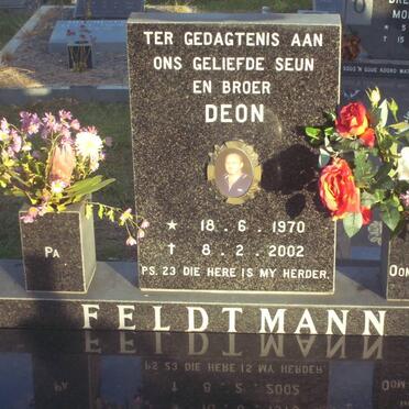 FELDTMANN Deon 1970-2002