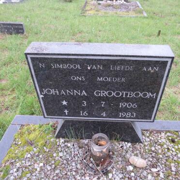 GROOTBOOM Johanna 1906-1983