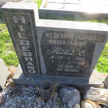 HILDEBRAND Maria E. 1940-1991