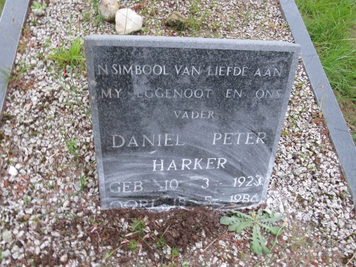 HARKER Daniel Peter 1923-1986