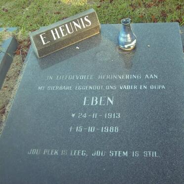HEUNIS Eben 1913-1988