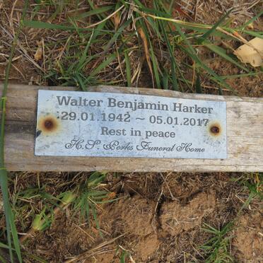 HARKER Walter Benjamin 1942-2017