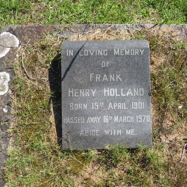 HOLLAND Frank Henry 1901-1970