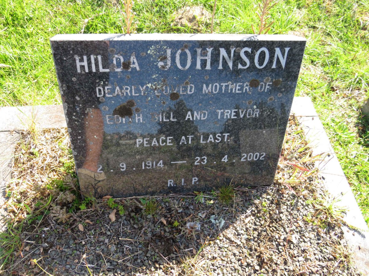 JOHNSON Hilda 1914-2002