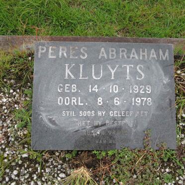 KLUYTS Peres Abraham 1929-1978