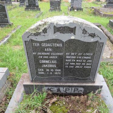 KAPP Cornelius Jakobus 1906-1970