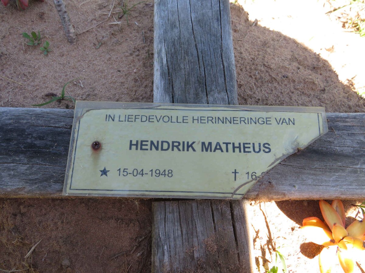 MATHEUS Hendrik 1948-2012