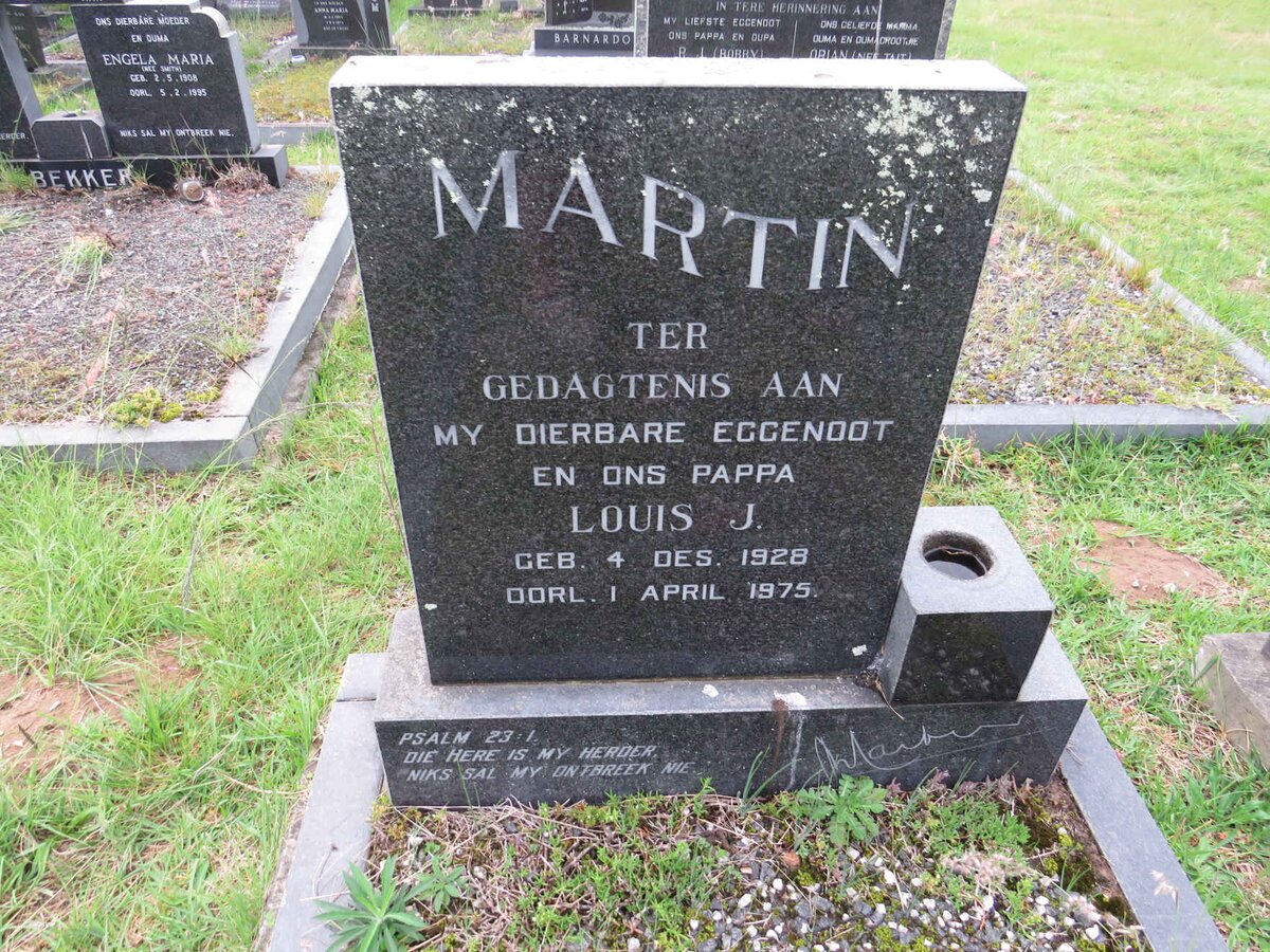 MARTIN Louis J. 1928-1975