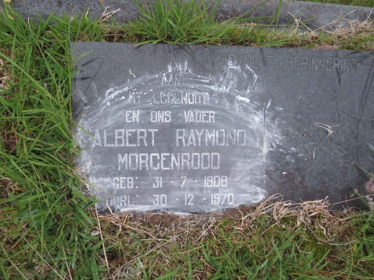 MORGENROOD Albert Raymond 1908-1970