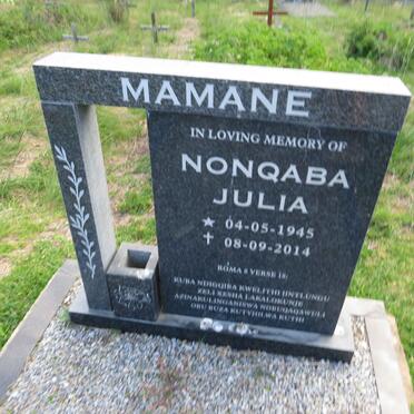 MAMANE Nonqaba Julia 1945-2014