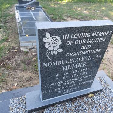 MEMKE Nomulelo Evilyna 1943-2021