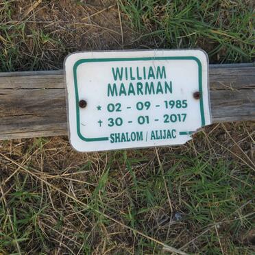 MAARMAN William 1985-2017
