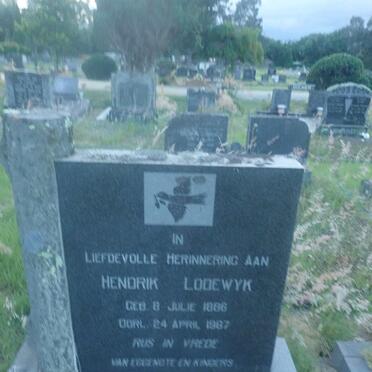 MEYER Hendrik Lodewyk 1886-1967